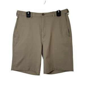 🧨 5/$25 Haggar Men's Khaki Flat Front Cool Pro Shorts
